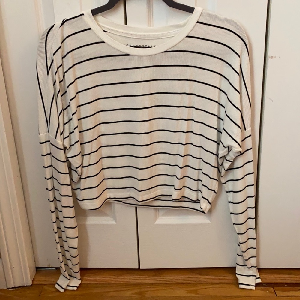striped long sleeve tee